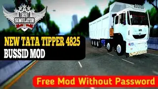 😍🔥💯TATA DUMPER MOD BUSSID | TATA TIPPER TRUCK MOD BUSSID