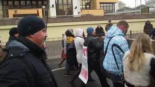Митинг в Москве в поддержку Украины.A rally in Moscow in support of Ukraine.