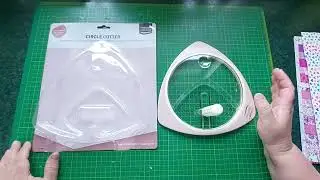 #143  Cutter circular pentru taiat cercuri intre 2,5 si 15 cm, cu 3 lame de rezerva, Pink