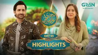 Highlights | Mehfil e Ramzan Day 05 | Rabia Anum & Danish Taimoor | #mehfileramzan #ramzan