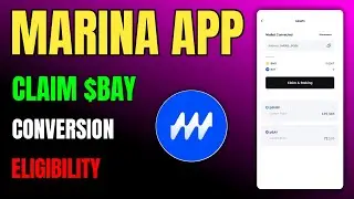 Marina Protocol $BAY Token Claim 🔥 Bay Points Conversion & Eligibility 🚀