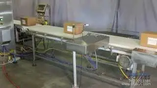 Automatic Box Labeling Conveyor System