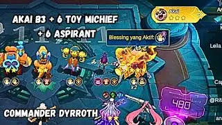 COMMANDER DYRROTH MCGG HOKI AKAI B3!! MENYALAAHH ABANGKUU🔥