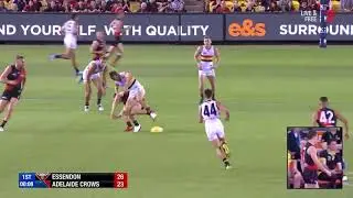 Richard Douglas punishes Zach Merrett