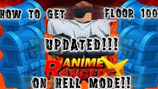 How to reach past Room 200+ on Hell Mode in Anime Rangers X!! Updated New Team!!