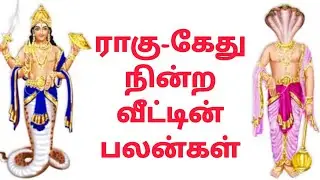 ராகு கேது நின்ற வீட்டின் பலன்கள்| #astrology #deepzastrocentre