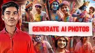 HAPPY HOLI AI PHOTO EDITING 2025 ! AI से फोटो जेनरेट कैसे करें। होली  SPECIAL