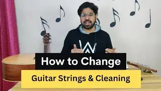 How to change your Guitar Strings | Cleaning | Step by Step Guide | Instruments Gallery |