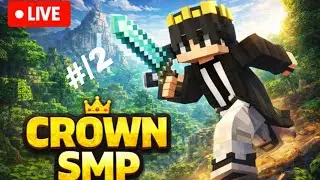 Minecraft crown SMP episode 2 live stream my SMP member apicvoid  + member #Minecraft  #gaming