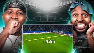 Long-distance goals but they get increasingly more ridiculous (Reaction)