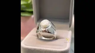 Australian Opal Ring - Natural Opal Sterling Silver 925 Ring For Men&nbsp;