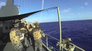 HMAS PERTH Deployment 2013  PMRF Firings