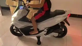 Tutorial Cara Merakit Mainan Motor AKI Anak Besar Model Honda PCX M988 Merk PMB