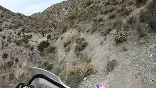 Clearing sketchy off camber section
