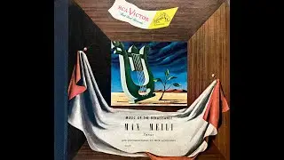 MUSIC OF THE RENAISSANCE  - MAX MEILI (sp,78rpm)