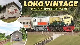 LOKOMOTIF VINTAGE DAN STASIUN KALIMENUR | Hunting di Stasiun Kalimenur