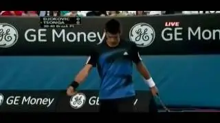 2008 - Australian Open - Finale - Novak Djokovic b Jo Wilfried Tsonga 4/6 - 6/4 - 6/3 - 7/6(2)