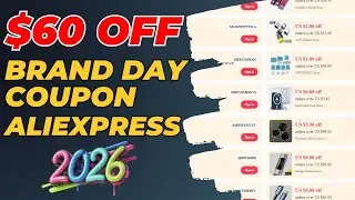AliExpress Promo Code 2026 | Brand Day $60 OFF with Verified AliExpress Coupon Code