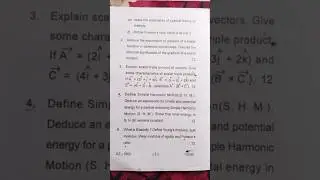 Physics generic paper -2 UG #exampaper #study
