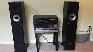 Sony AVR 370&Yamaha Kx 530 Rs&Soundstage 2 way bass reflex speakers.