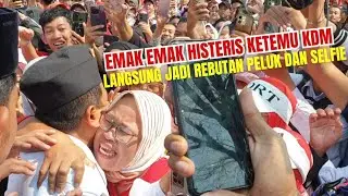 KDM JADI REBUTAN EMAK EMAK USAI UPACARA HUT RI KE 80