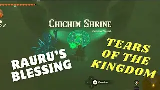 CHICHIM SHRINE// RAURU'S BLESSING //TEARS OF THE KINGDOM TUTORIAL