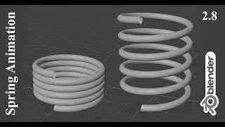 Spring Animation In Blender 2.80 - Beginner Tutorial