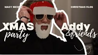 christmas party vlog! (friends, games, gifts, & more!)