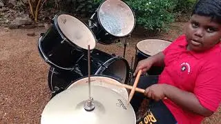 7 year old highly talented drummer joel p joy