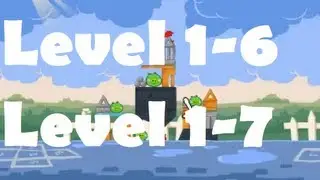 Angry Birds Seasons Back to School - level 1-6 , 1-7 / 3 stars