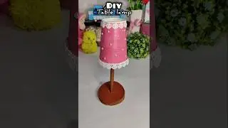 Diy Pinterest Table Lamp 💖 #shorts #diy #craft #ideas #aesthetic #homedecor #trending #viral #love