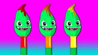 Learn Magic Colors and Numbers! Groovy The Martian educational cartoons for kids & Nursery Rhymes