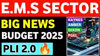 EMS Sector Big News Today 🔥 PLI 2.0 🔥 Dixon Technologies 🔴 PG Electrplast 🟣 Kaynes Technology