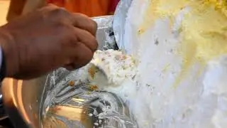 Daulat ki Chat|Fluffy dessert|Delhi street-food