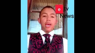 Fabian King K Moshutli presenting the news on @etvnewssa and enca.