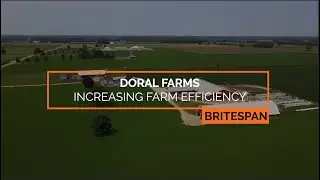 How to Increase Farm Efficiency with a Britespan Building - Doral Farms 62&rsquo; x 190&rsquo; Dairy Barn