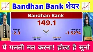 Bandhan bank share latest news | bandhan bank share analysis 23 November 2025