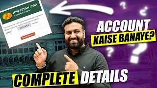 Indian Army Website Registration कैसे करे | ये गलती ना करे 🤷&zwj;♂️ जरूर देखे- How To Create Account