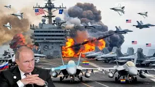 Today! Russian Military Attacks US Aircraft Carrier Full of Jets &ndash; ARMA 3