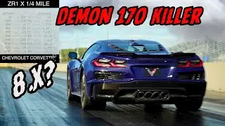 ZR1X просто уничтожил рекорд Demon 170 на дистанции в четверть мили! Я в шоке!