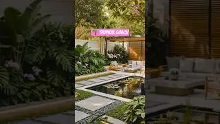 🌴 ТРОПИЧЕСКИЕ ЦЕЛИ! Современный тропический сад 🌴✨ | Превратите свой задний двор в курорт