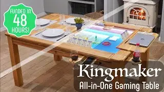 Now on Kickstarter: Kingmaker - All-In-One Gaming & Dining Table