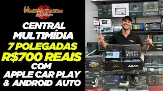 MULTIM&Iacute;DIA 7 POLEGADAS R$700 REAIS COM APPLE CARPLAY E ANDROID AUTO!!!