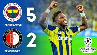 Fenerbah&ccedil;e SK vs Feyenoord 5-2 All Goals & Highlights 2025 UEFA CHAMPIONS LEAGEUE