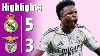 Real Madrid vs Benfica 5-3 - All Goals & Highlights - 2026
