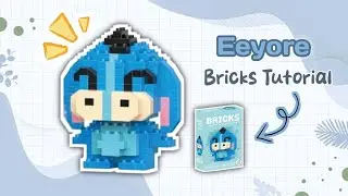 HOW TO BUILD EEYORE LEGO BRICKS | TUTORIAL BRICKS EEYORE W2601-22