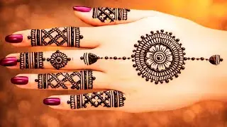 Mehndi design very easy | Mehndi ka design | Mehndi design simple | Mehndi design back hand | 