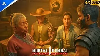 Мадам Бо занята, поэтому не может разговаривать с Дымом | Сюжет Mortal Kombat 1 | Геймплей в 4K 6...