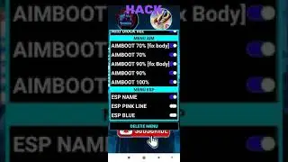 Free Fire Injector Hack Obb36 Update Today,100% Rank+Esp Line+Esp Box, Free Fire Headshot Hack......