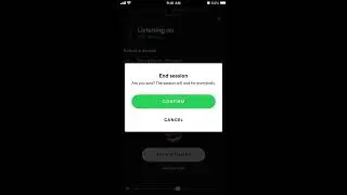 How to END SPOTIFY GROUP SESSION?